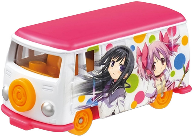 TAKARA TOMY DREAM TOMICA 魔法少女小圓 巴士 粉色 TM95982, 1個