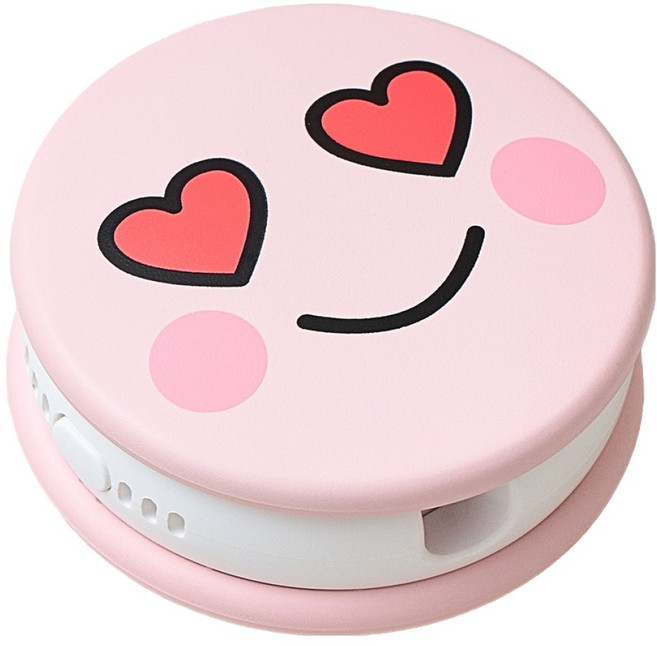 유토렉스 휴대용 1인용 가정용 충전식 무선 UVC 히팅 건조 칫솔살균기, 핑크 사랑이