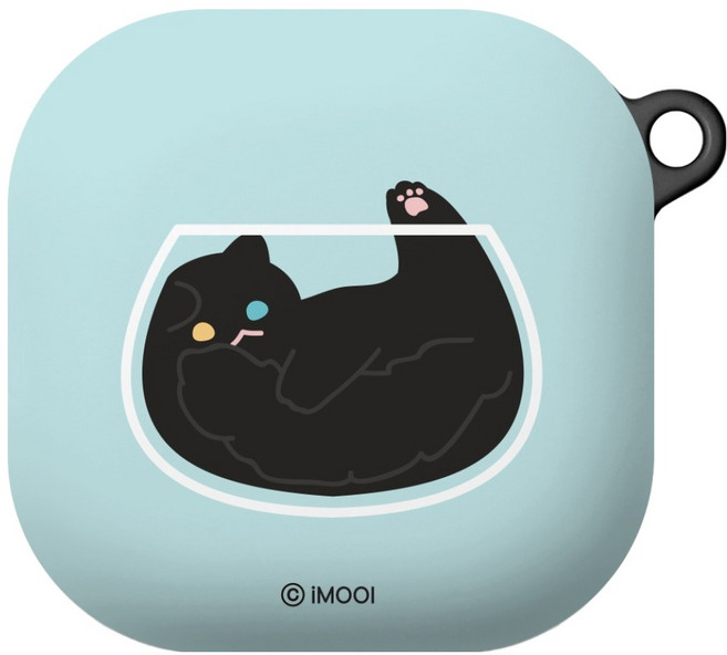 아이무이 무선이어폰 하드 케이스 시즌3, 티컵냥 발자랑, 1개, 갤럭시 버즈4 / 버즈4 프로