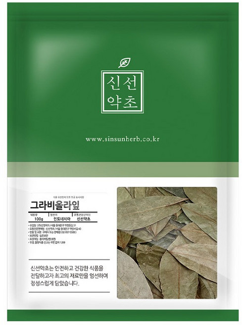 신선약초 그라비올라잎 건잎 차, 100g, 1개