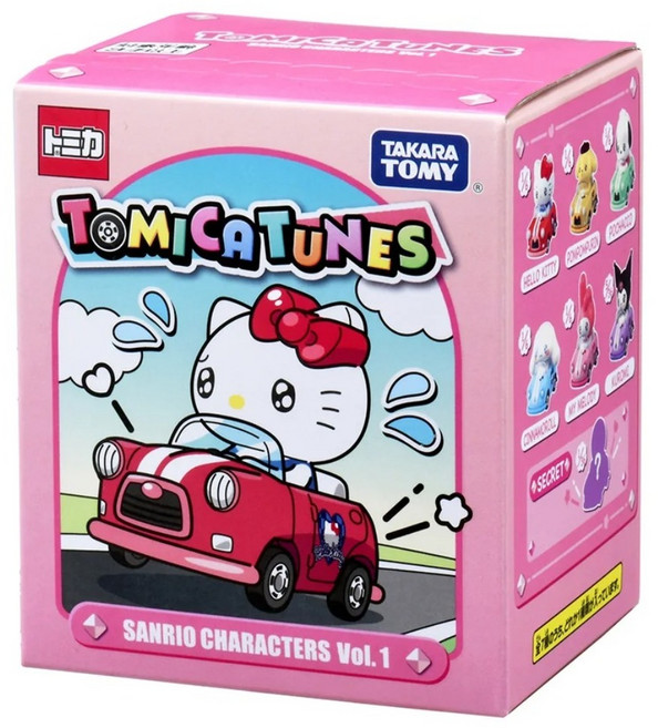 TAKARA TOMY DREAM TOMICA TUNES 三麗鷗小車盲盒Vol.1 款式隨機 TM94811, 1個
