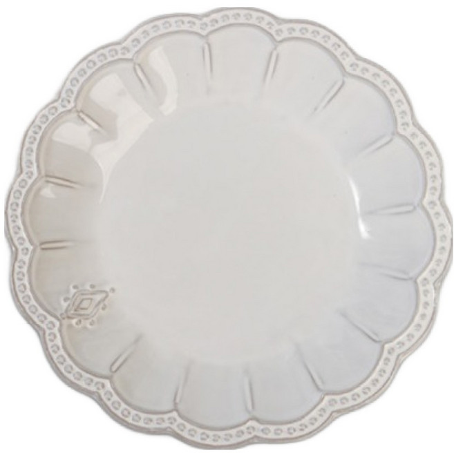 버지니아까사 이탈리카 크레스트 수프 접시, 비앙코, 1개