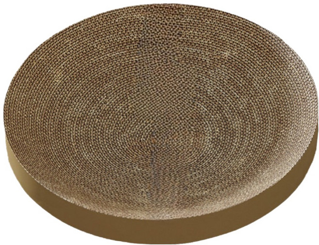 MAAH 고양이 대형 트랙볼 평판형 스크래쳐 장난감 리필 PTVC-25, 1개, 화이트