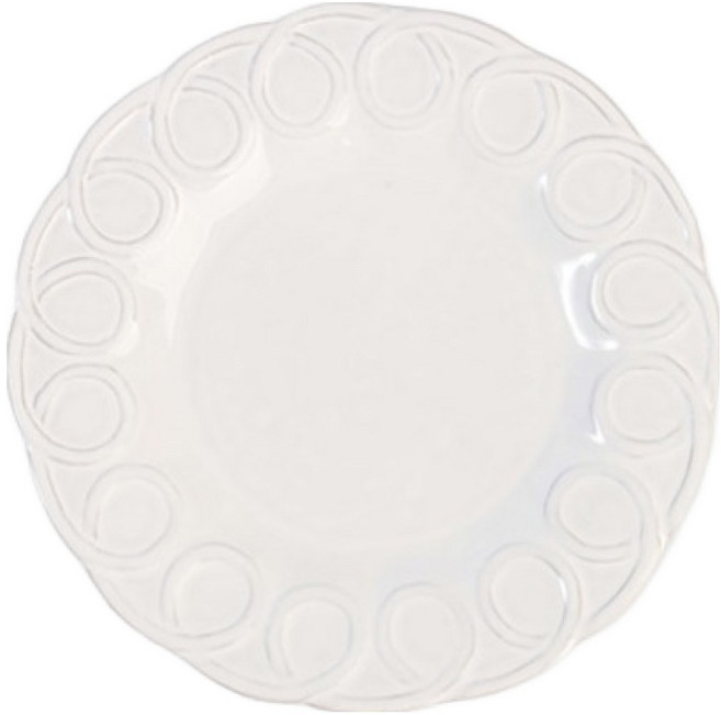 버지니아까사 이탈리카 링 샐러드 접시, 비앙코, 1개