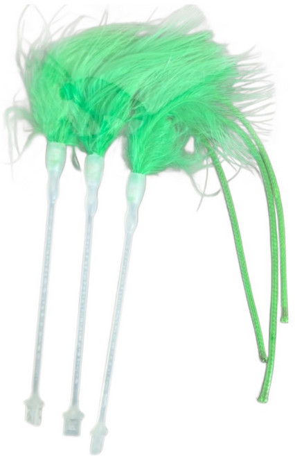 MAAH 고양이 혼자노는 꼬리잡기 자동 장난감 깃털 리필 SCB-14, 3개, 혼합색상