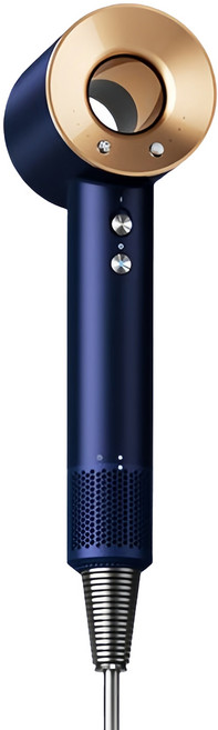 7822 Shop 生活選物 1300W 5款風嘴 吹風機 4檔溫度設置 藍金色 HD20