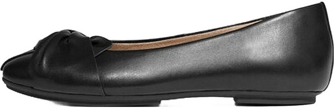 fitflop 女款 Delicato Soft TWIST 皮革 BALLET FLATS