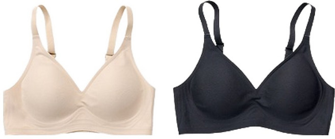 피치스킨 여성용 젤리 스트링 노와이어 브라 2종 세트