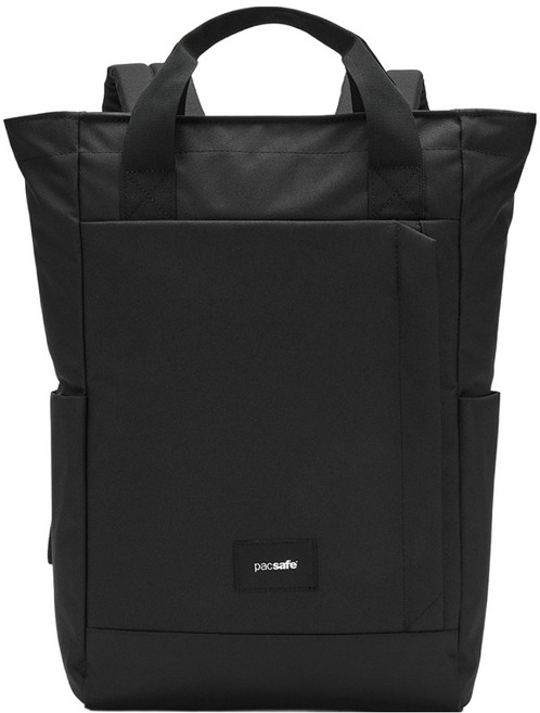 pacsafe GO 托特包 + 卡套 2件組, 黑色