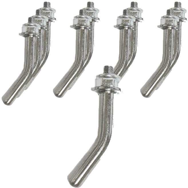 타공판닷컴 원후크 3.5cm, 실버, 10개