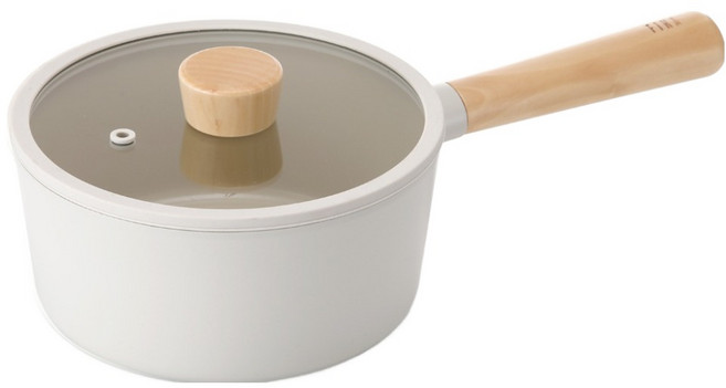 네오플램피카 인덕션 피카 편수냄비, 화이트, 1개, 18cm