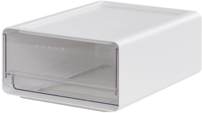 까사마루 다용도 펜트리 올림 서랍장, 화이트, 1단