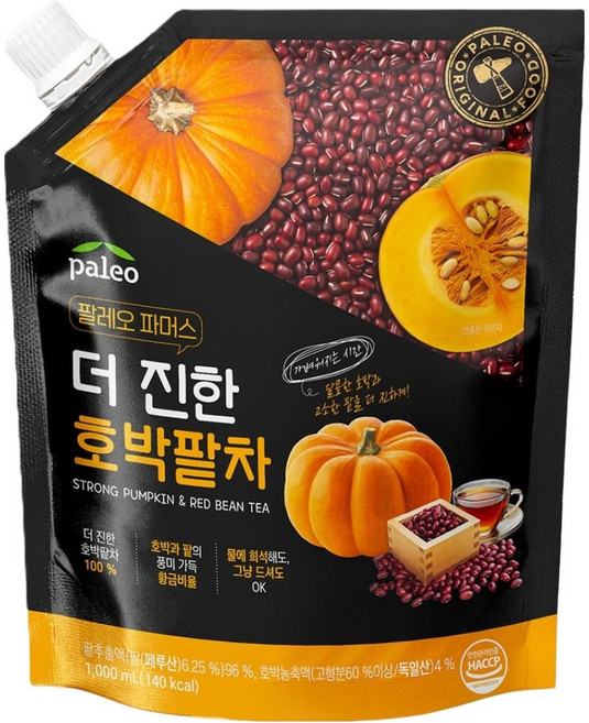 paleo 更濃鬱的南瓜紅豆茶, 1L, 1個