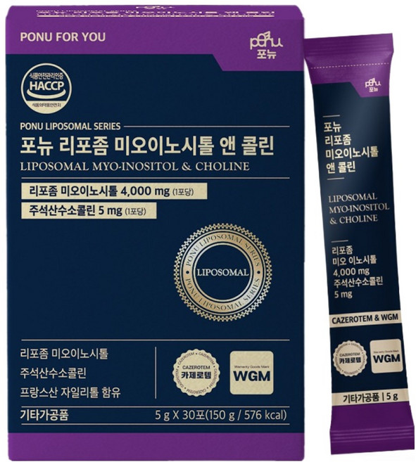 포뉴 리포좀 미오 이노시톨 앤 콜린 30p, 150g, 1개