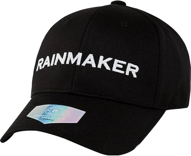 RAINMAKER 볼륨 로고 골프모자 RR21AB08, 블랙, 1개