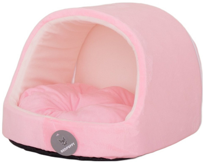 레드퍼피 반려동물 로반 동글이 하우스, 혼합색상, 1개