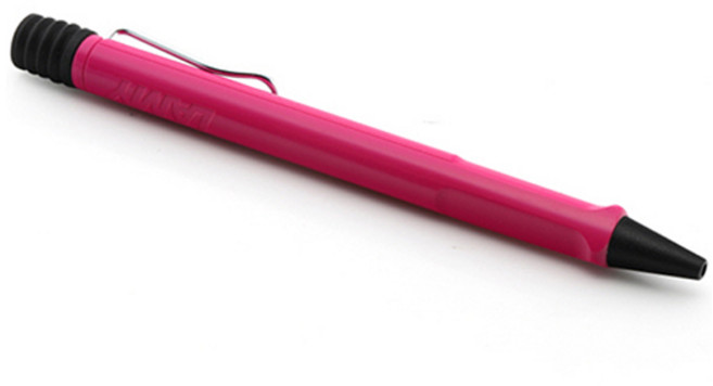LAMY 사파리 블랙심 볼펜 213, Pink, 1개