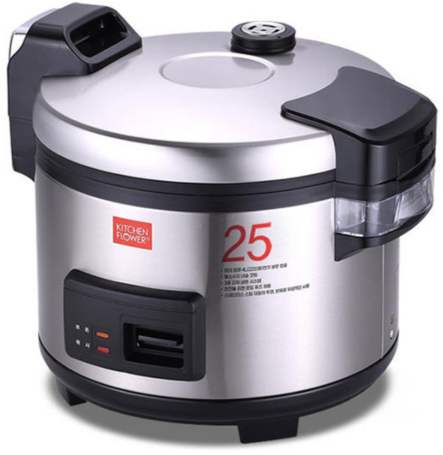 KITCHEN FLOWER 電動保溫電鍋 25人份, KCJ-GB2500ZN