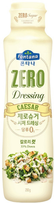 폰타나 제로슈거 시저 드레싱, 200g, 1개