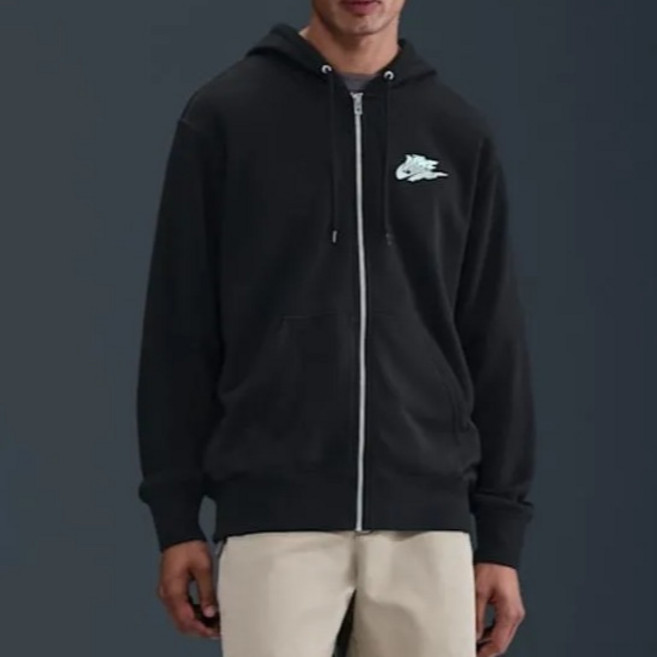 NIKE 耐吉 男款 French Terry 全拉鍊連帽衫 HV0851-010