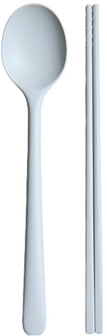 라임올리브 실리콘 1인용 수저세트 SL084, 그레이, 1세트, 숟가락 + 젓가락