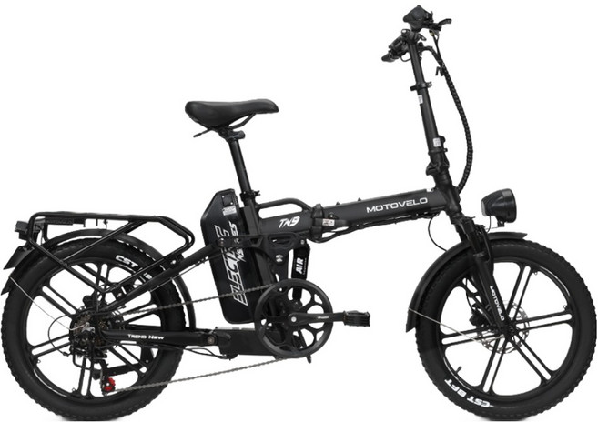 모토벨로 770W DUAL 48V 20Ah 전기자전거 TN9 고객직접설치, 그레이, 알루미늄