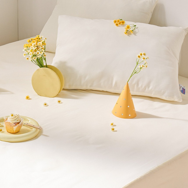 데시뉴 뉴하우스 솔리드 항균 홑겹 매트리스 커버