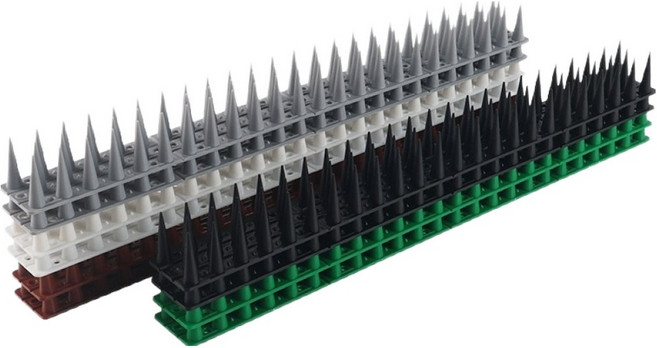 쩝쩝도사 실외기 난간 조류 비둘기 퇴치 H32 버드스파이크 그린, 82.8g, 10개