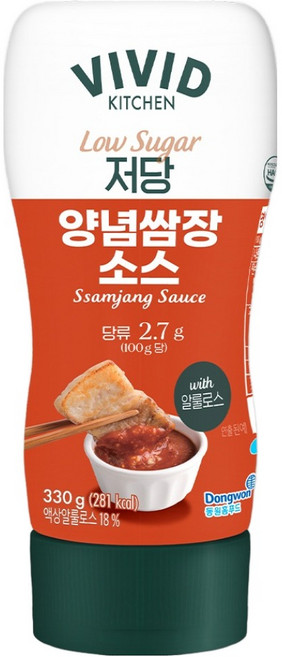 비비드키친 저당 양념쌈장 소스, 330g, 1개