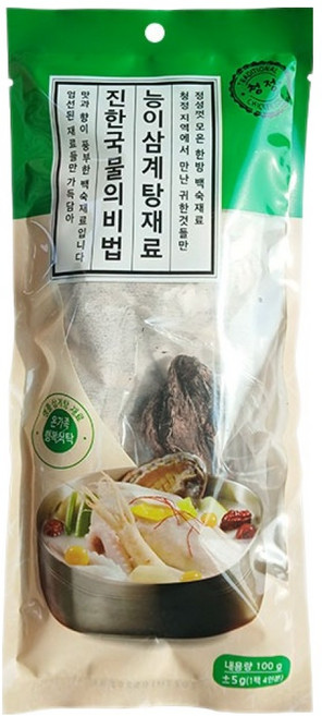 조은약초 능이 백숙재료, 100g, 1개