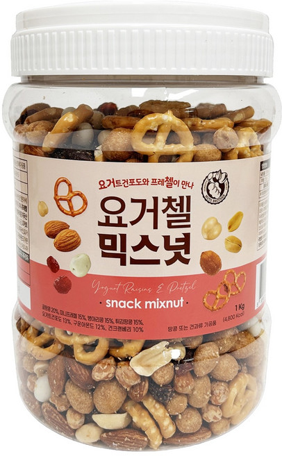 너츠브라더 요거첼 믹스넛, 1kg, 1개