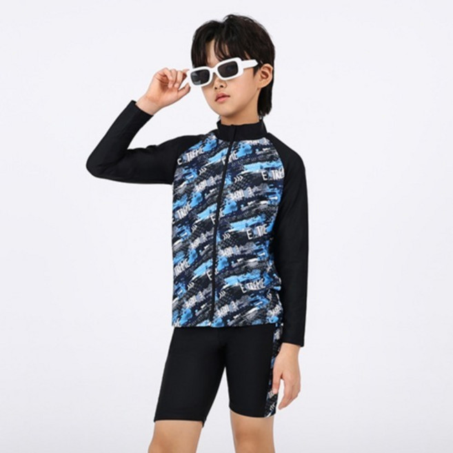 아쿠아티카 집업 래쉬가드 + 파우치 세트 AQA373