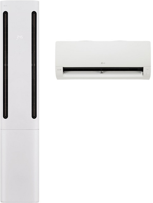 LG전자 인버터 65.9㎡(20평) + 18.7㎡(6평) 휘센 오브제컬렉션 쿨 에어컨 2in1 2시리즈 실내기 방문설치, FQ20FC2EA2M, 매립배관형