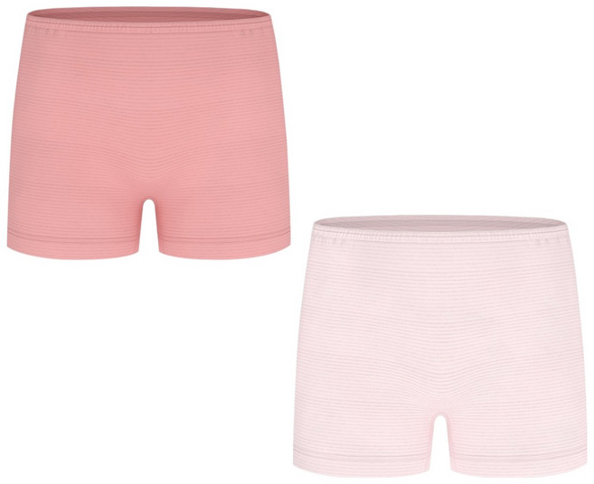 BYC 아동용 데일리 교직 미디 팬티 2종 세트 ONC3006