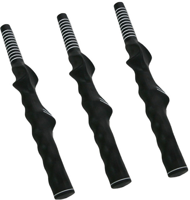 엠파이어 골프 교정그립 골프스윙연습기 자세교정기 G2681, 블랙, 3개