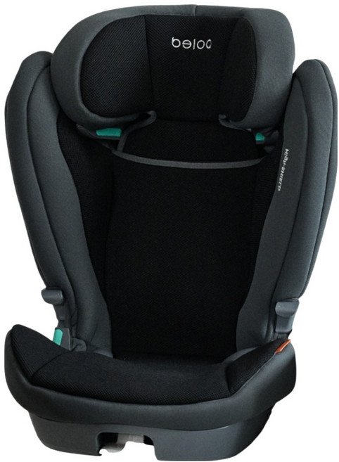 폴레드 아동용 하이쉴드 확장형 카시트 일체형, 듀얼블랙