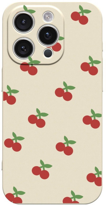 핫티몰 젤리 실리콘 프룻 패턴 카메라 풀커버 휴대폰 케이스