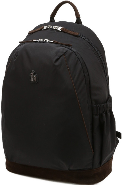 HAZZYS ICONIC 輕量涼感尼龍後揹包 HJBA6E505BK