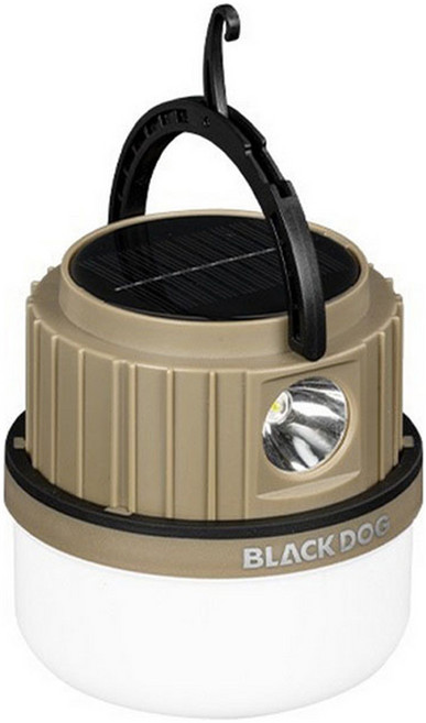 BLACKDOG 黑狗 泡沫太陽能露營燈 戶外燈 帳篷燈 超長續航照明燈, 沙漠黃, 1個