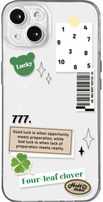 핫티몰 클리어 아이폰 갤럭시 휴대폰 케이스