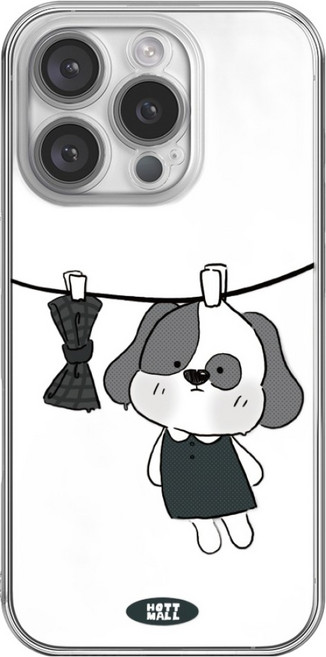 핫티몰 집게 멍이 캐릭터 프린팅 휴대폰 케이스