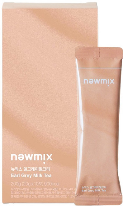 뉴믹스 얼그레이 밀크티, 20g, 1개, 10개입