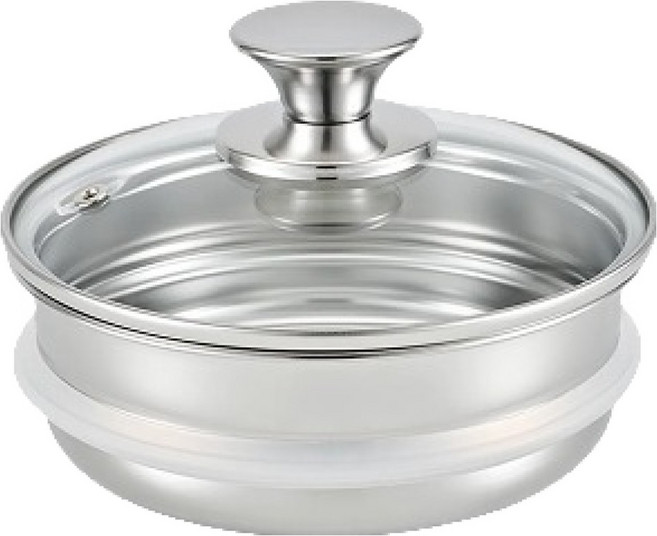 스테니 무연마제 스테인리스 찜기, 16cm, 1개
