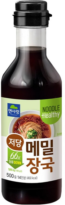 면사랑 저당 메밀장국, 500g, 1개