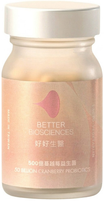 BETTER BIOSCIENCES 好好生醫 500億蔓越莓益生菌, 1個, 30顆