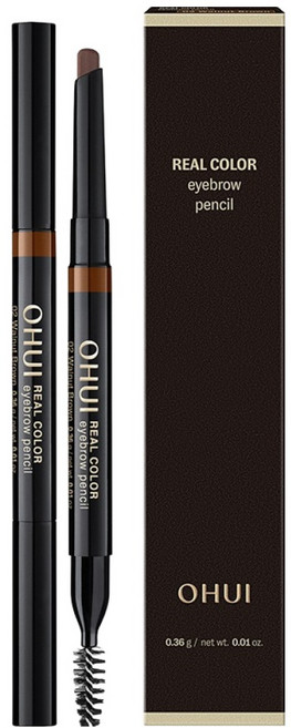 오휘 리얼컬러 아이브로우 펜슬 0.36g, 1개, 02호월넛브라운