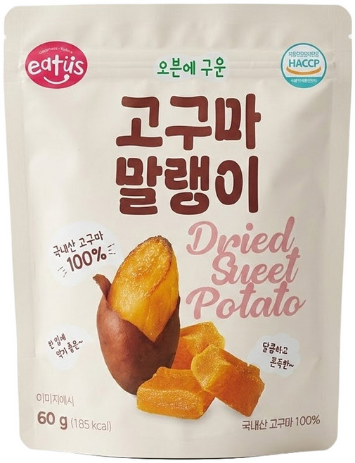 이더스 국내산 오븐에 구운 고구마 말랭이, 1개, 60g
