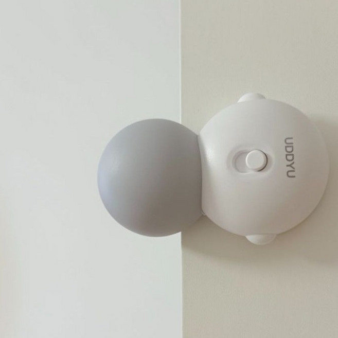 어뜌 콩딱 자동 회전 방문스토퍼 도어쿠션, 2개, 콩딱B