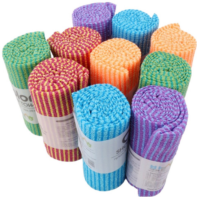 생활속다모아 에브리 이본 컬러 샤워타올 5종 x 2p 세트, 혼합색상, 1세트, 10매입