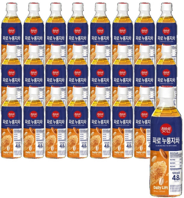 햇반 파로 누룽지차, 24개, 500ml